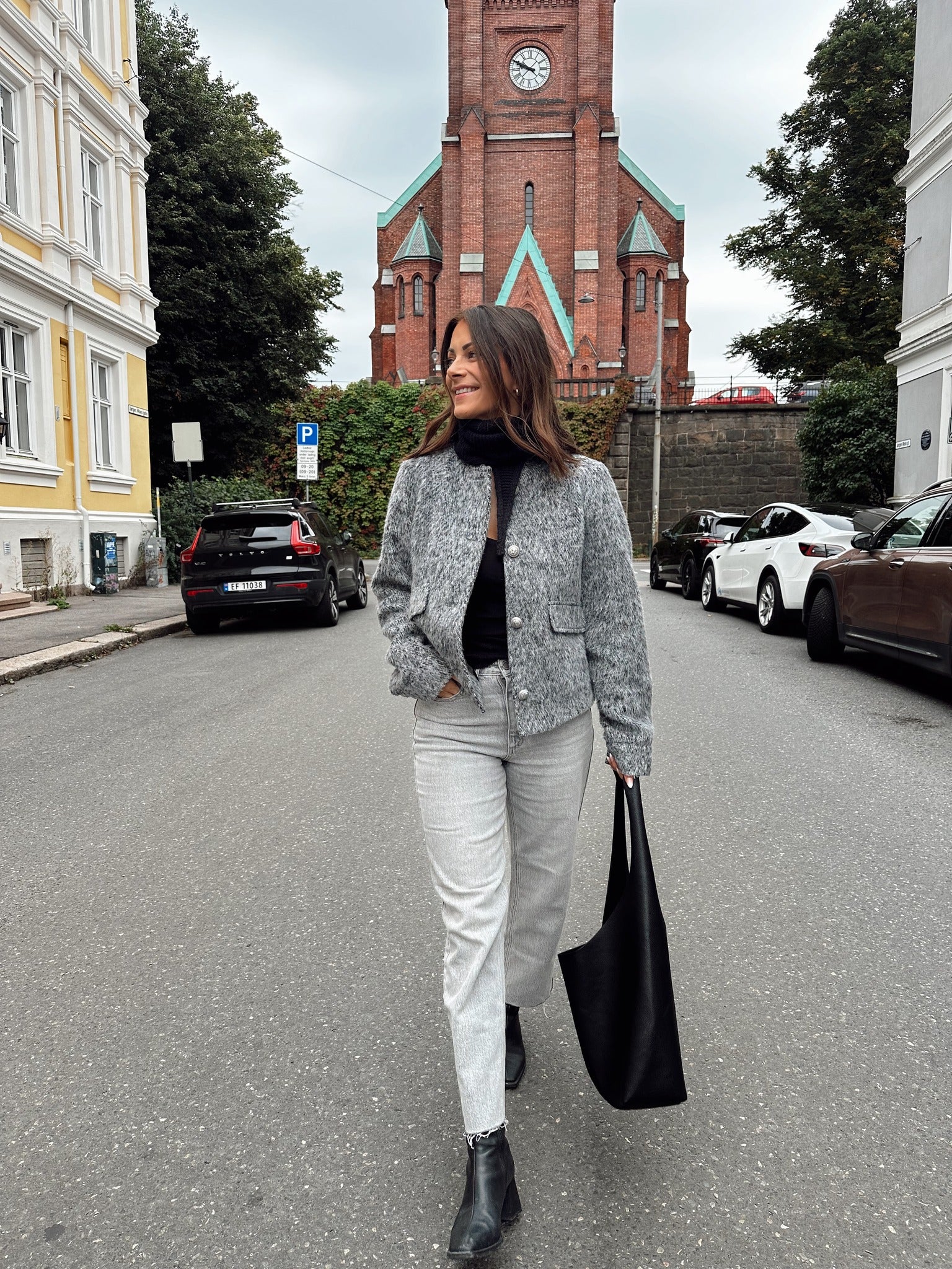 VICHICHI Jacket - Medium Grey Melange